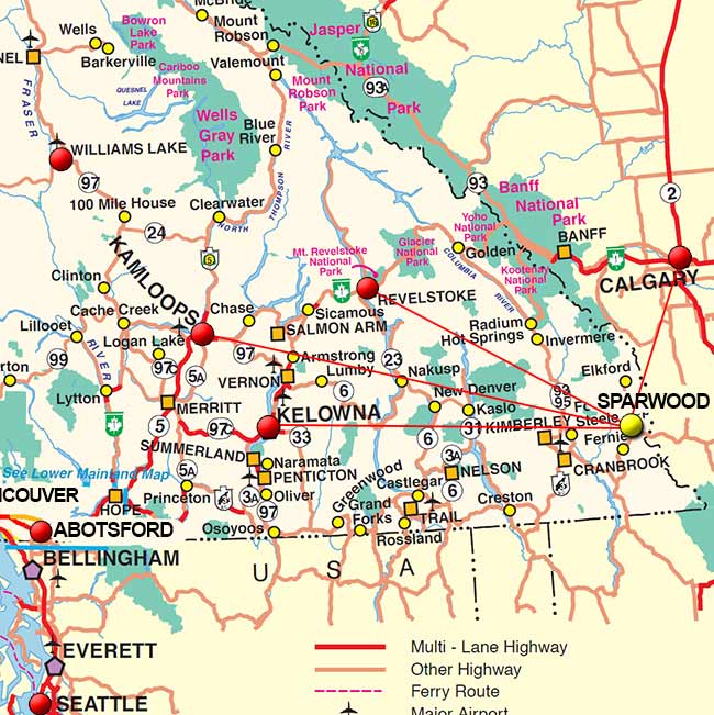Flights To Sparwood / Charter Flight Network